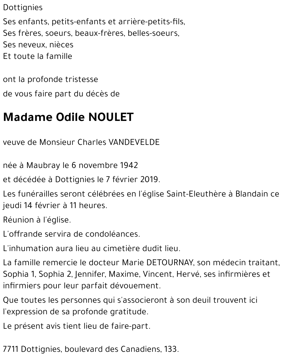 Odile NOULET