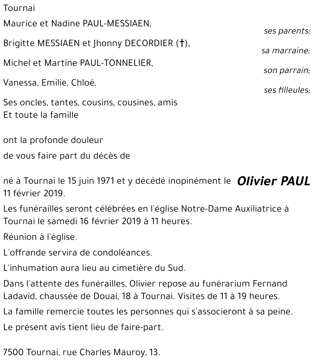 Olivier PAUL