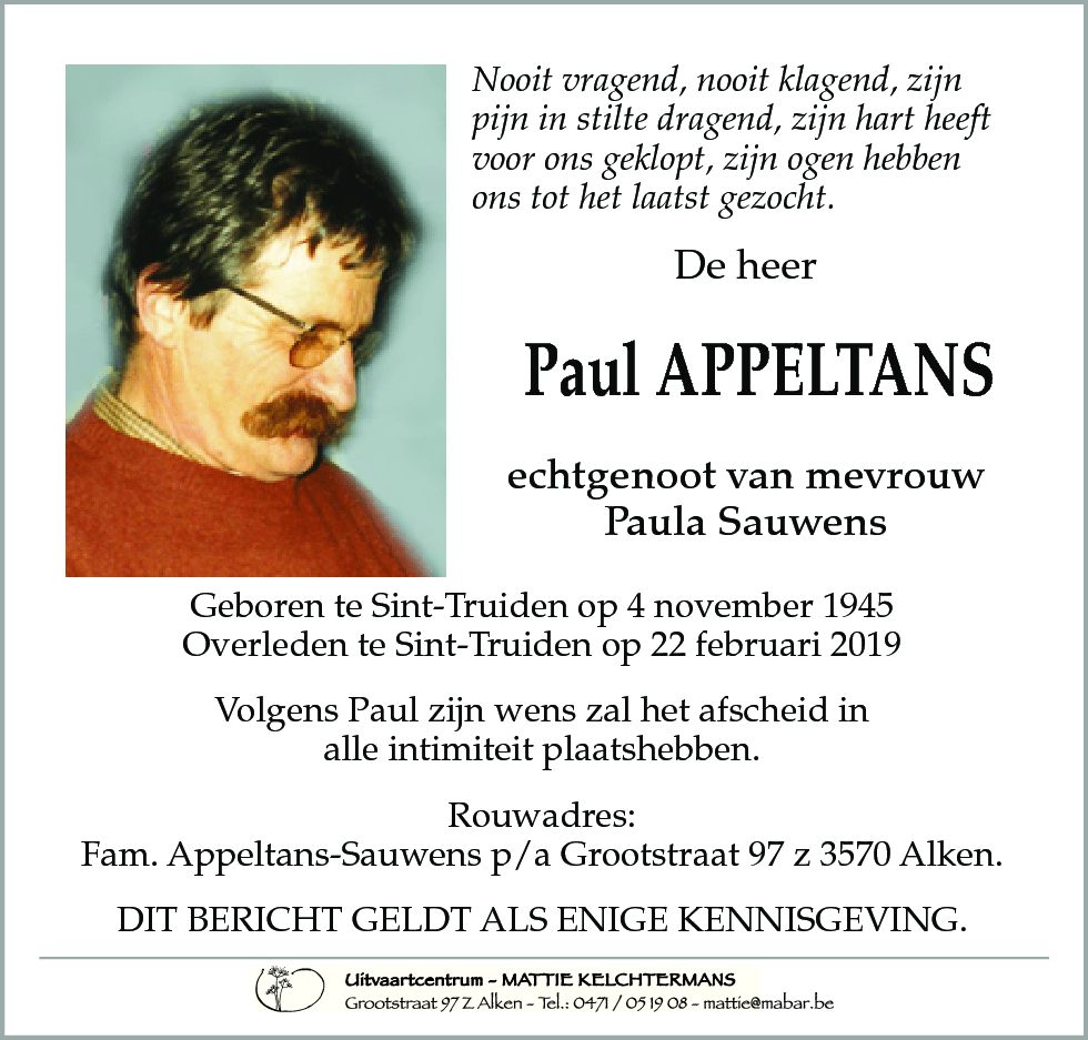 Paul APPELTANS