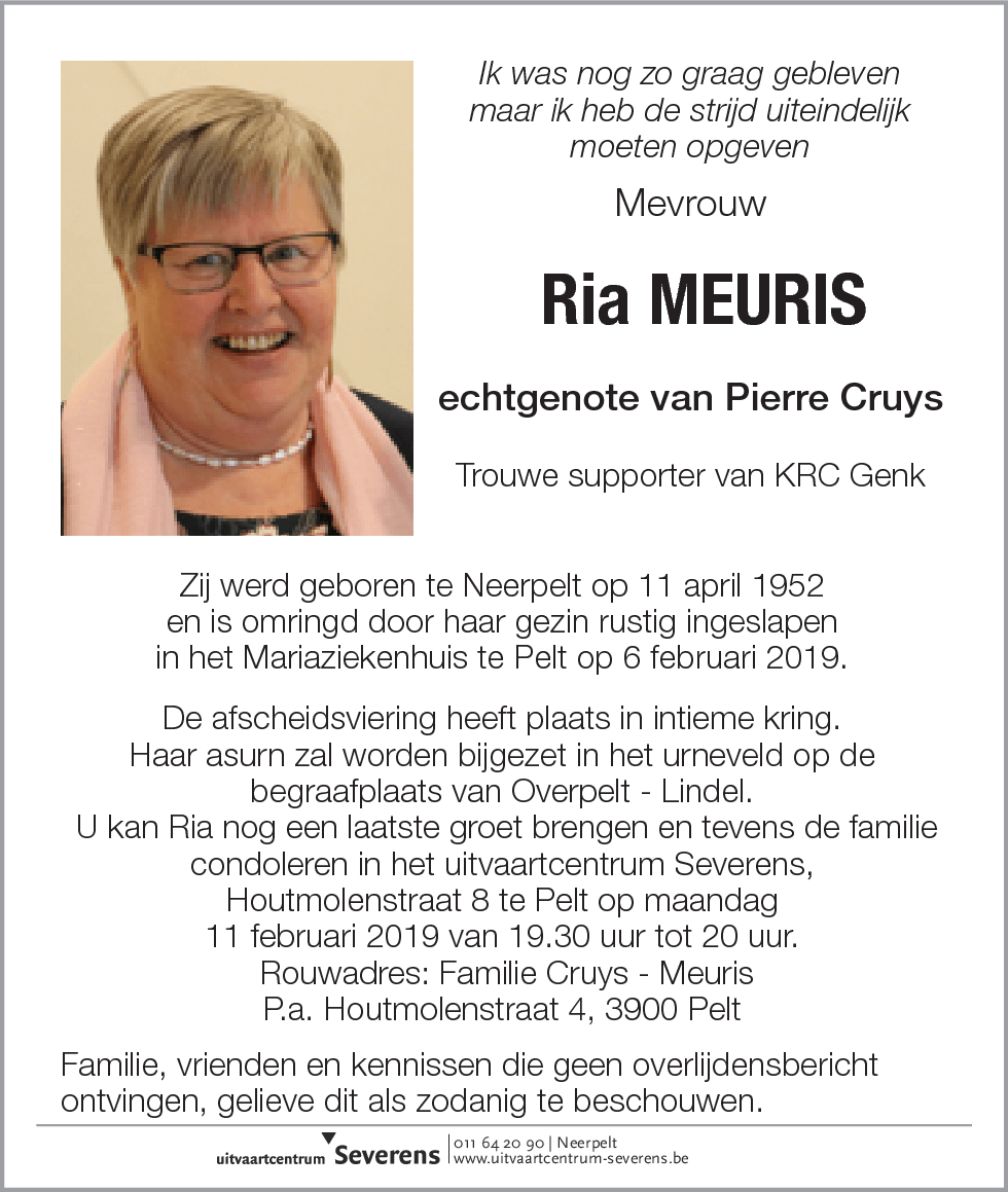 Ria Meuris