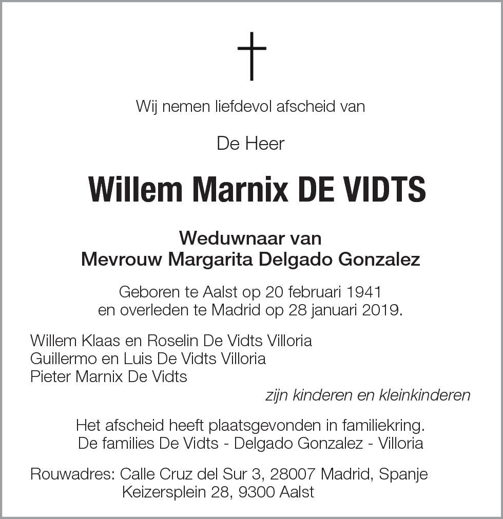 Willem Marnix De Vidts