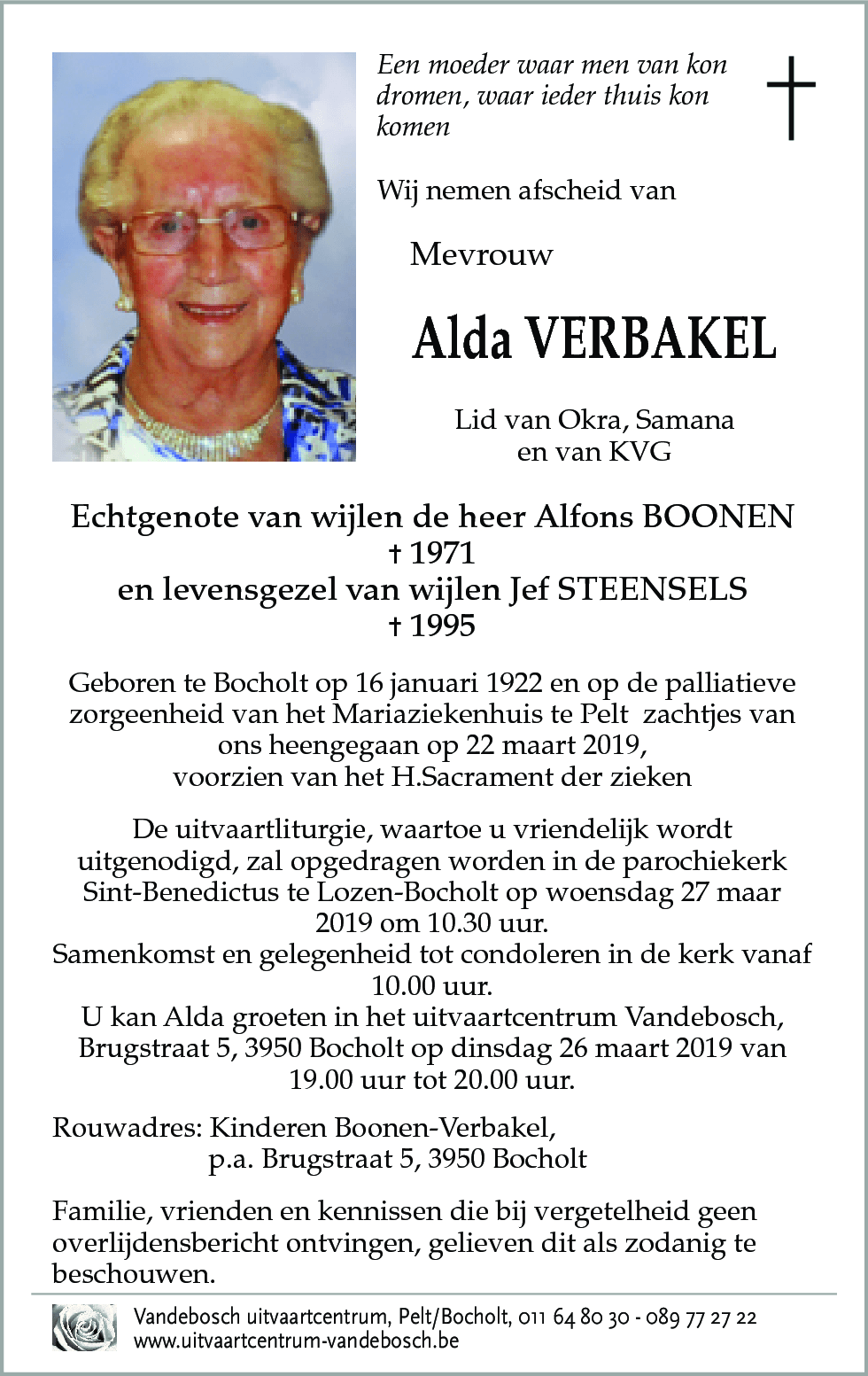 Alda VERBAKEL