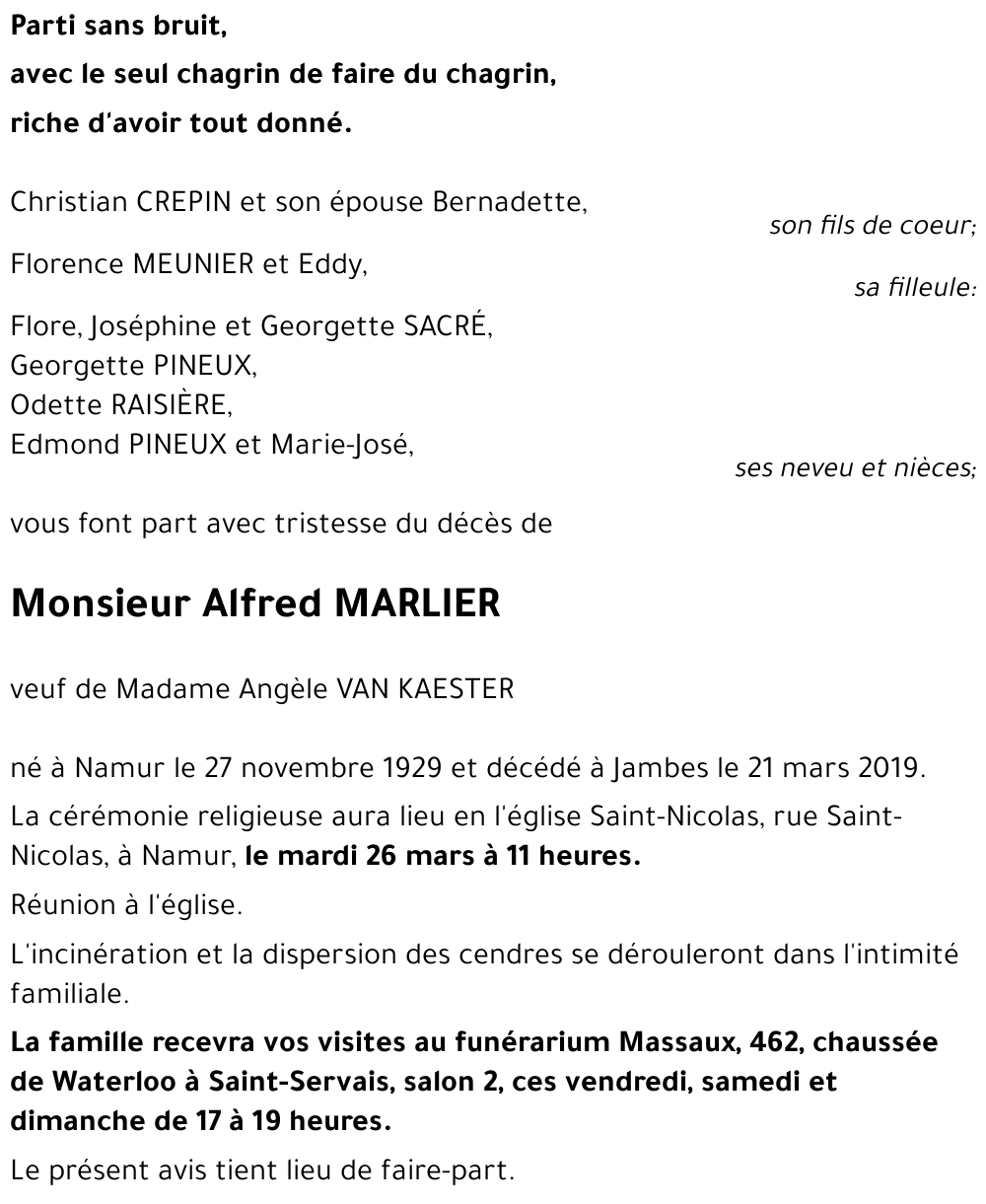 Alfred MARLIER