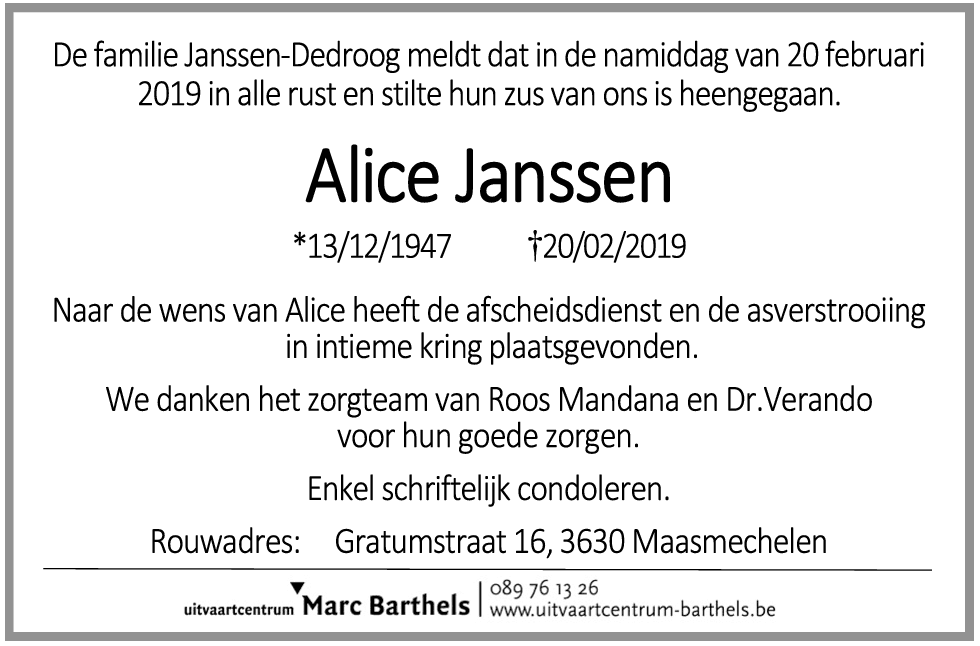 Alice Janssen