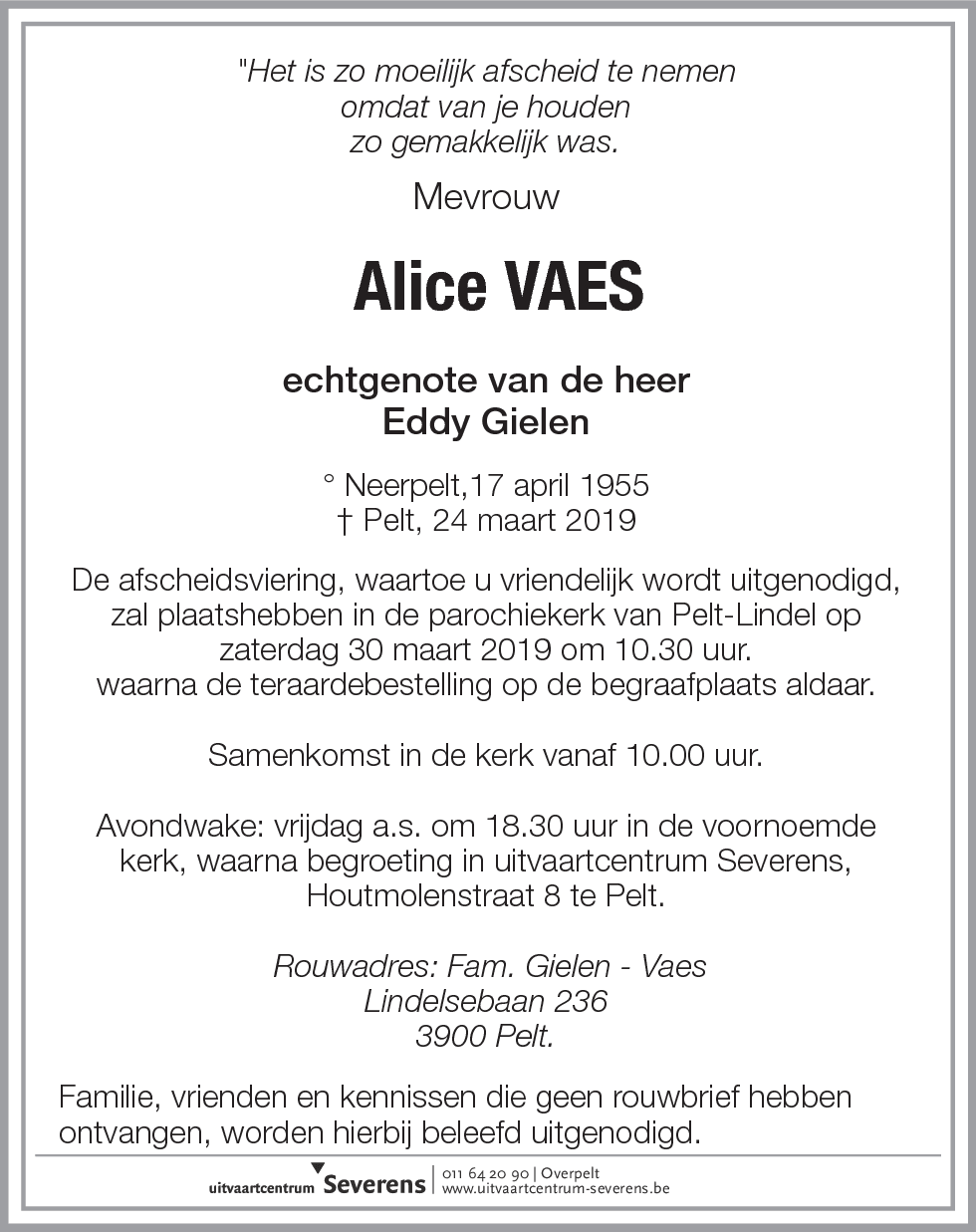 Alice Vaes