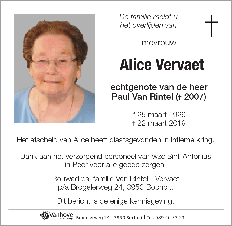 Alice Vervaet
