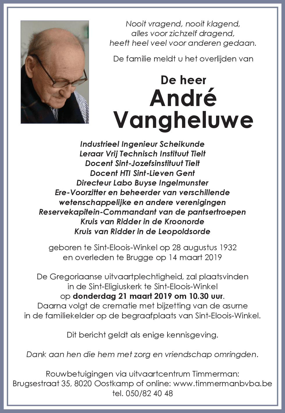 André Vangheluwe