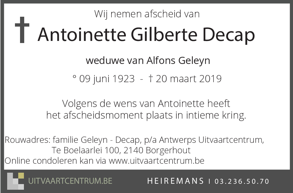 Antoinette Gilberte Decap