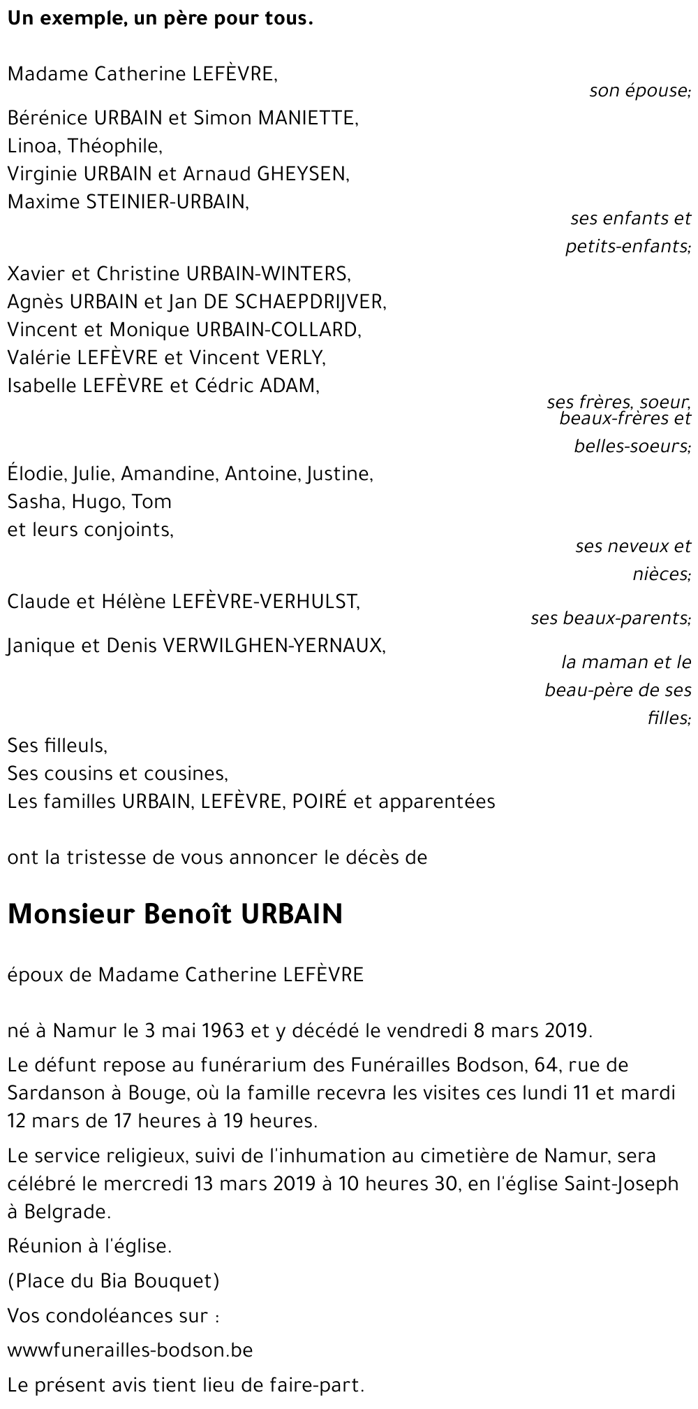 Benoît URBAIN