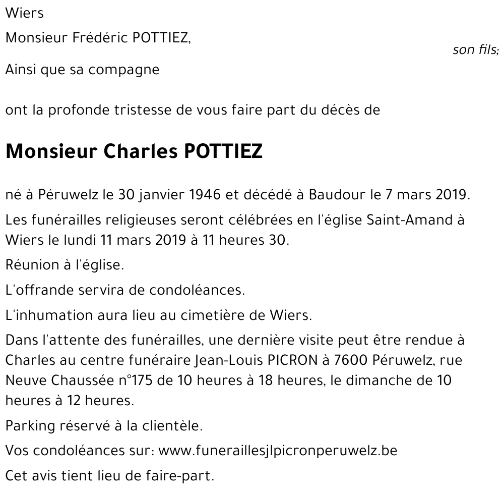 Charles POTTIEZ