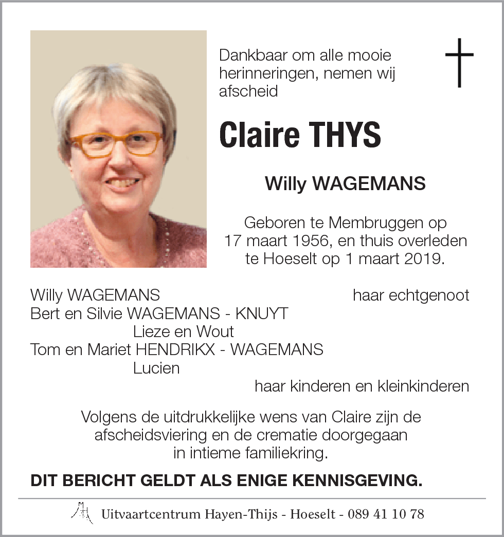 Claire THYS