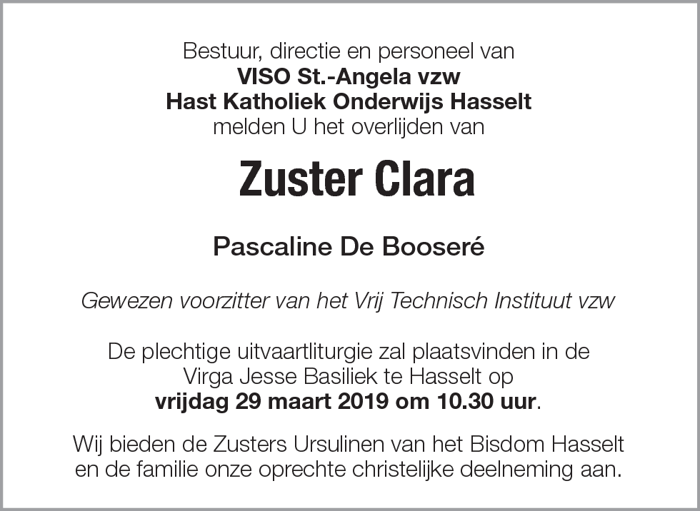 Clara Pascaline Debooseré