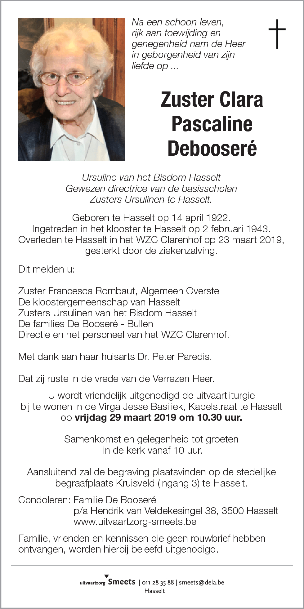 Clara Pascaline Debooseré