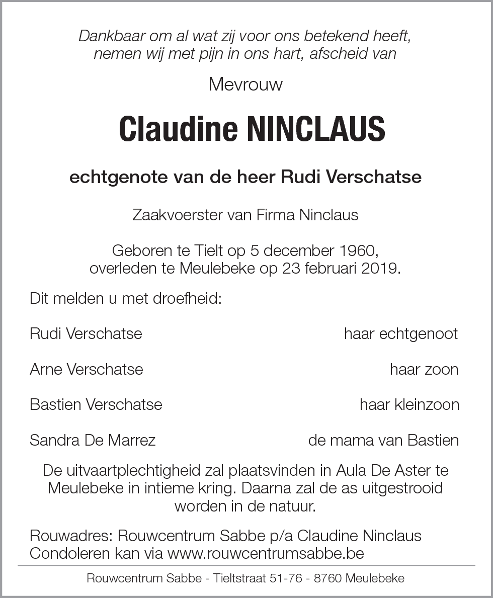 Claudine Ninclaus