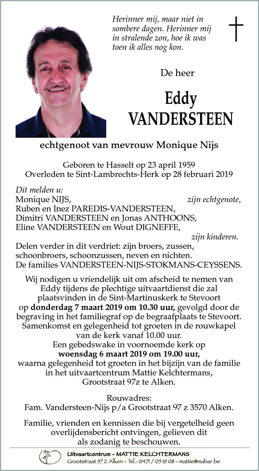 Eddy VANDERSTEEN