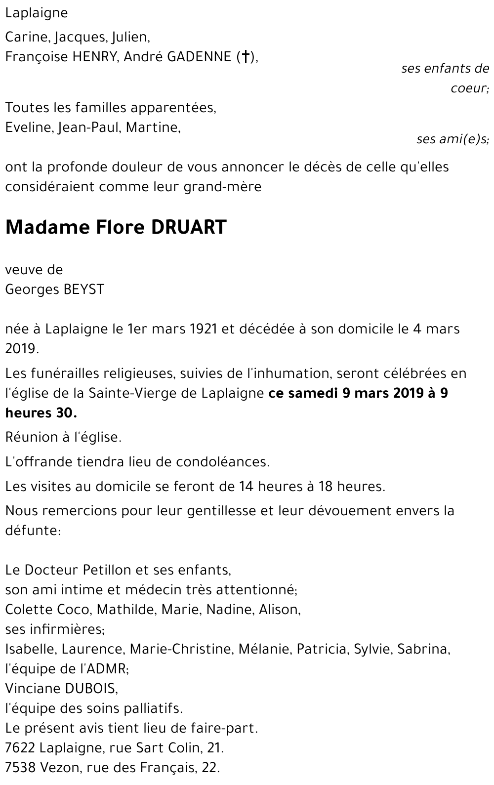 Flore DRUART