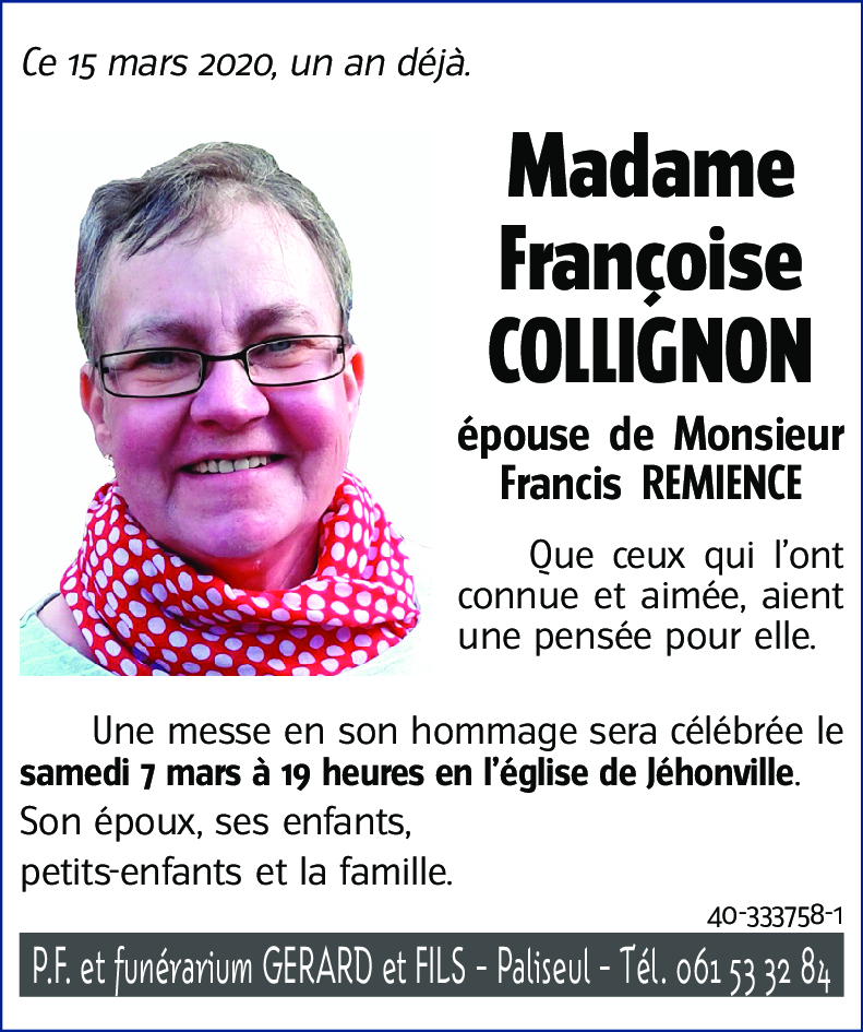 Françoise COLLIGNON