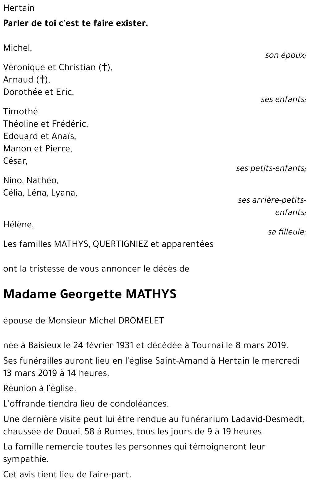 Georgette MATHYS