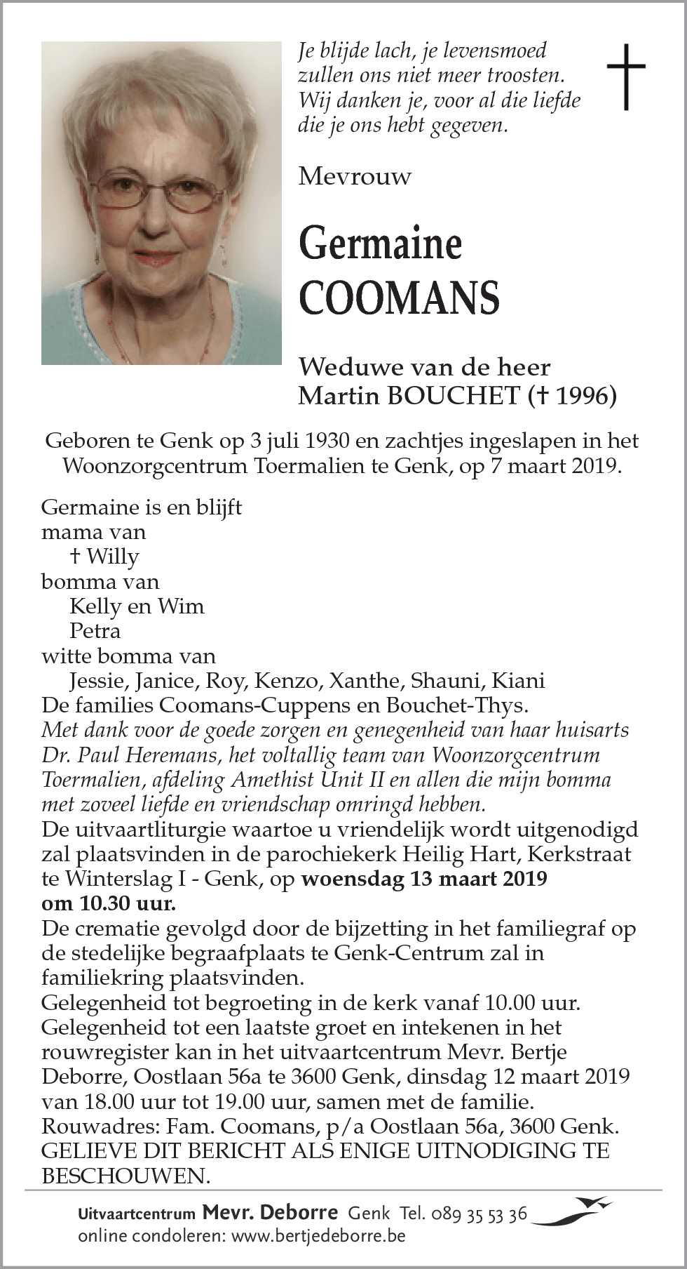 Germaine Coomans