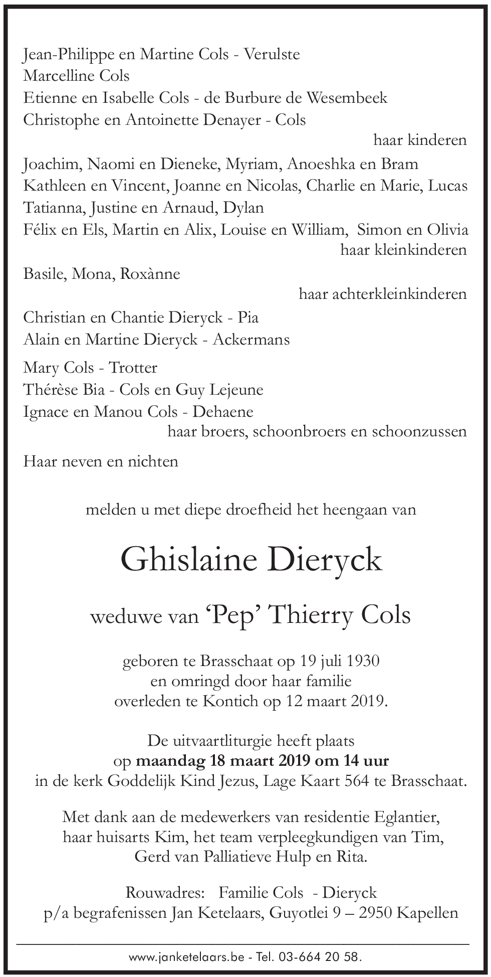 Ghislaine Dieryck