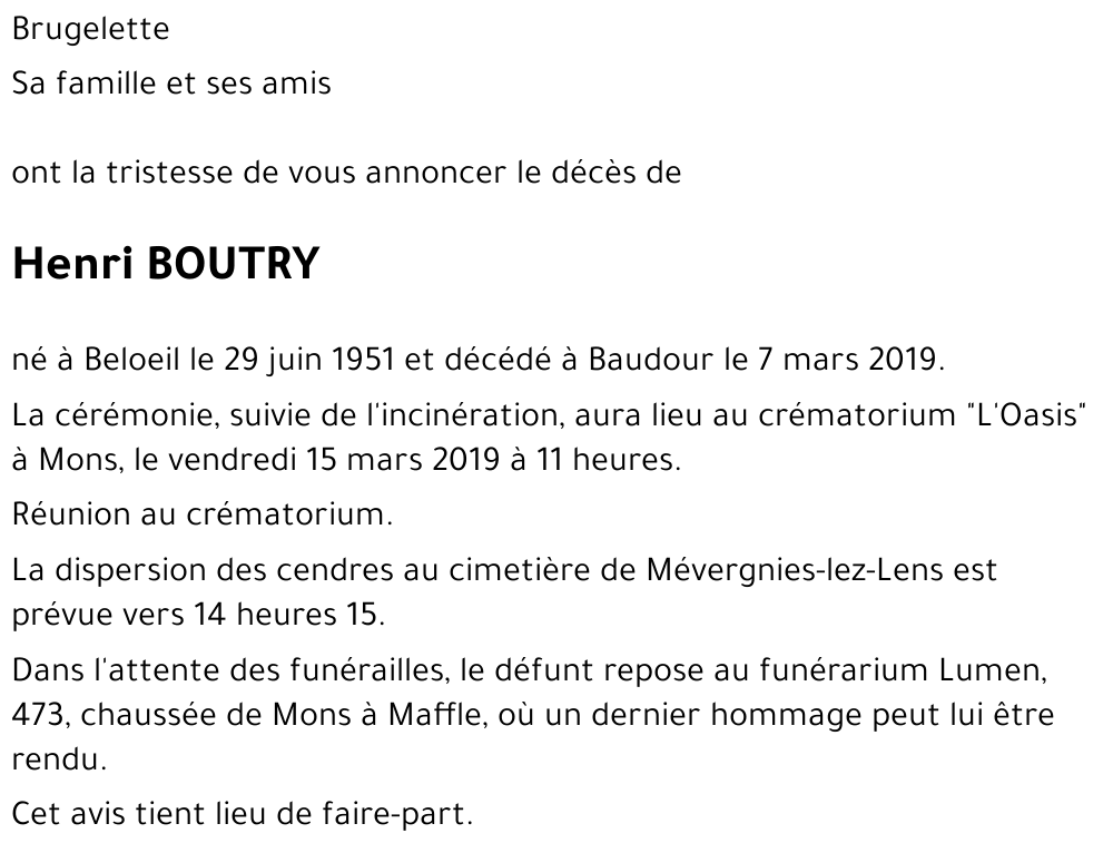 Henri BOUTRY