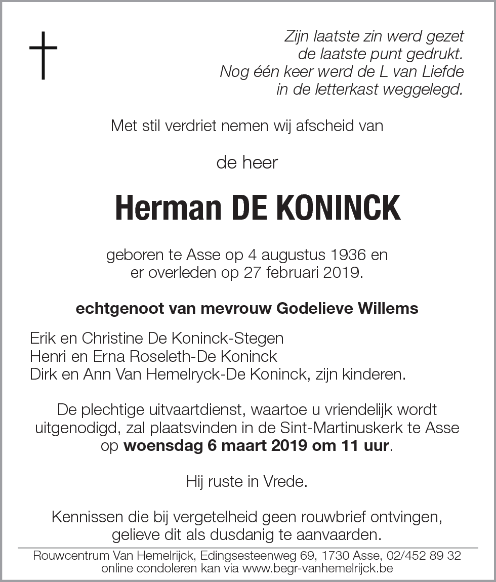 Herman De Koninck