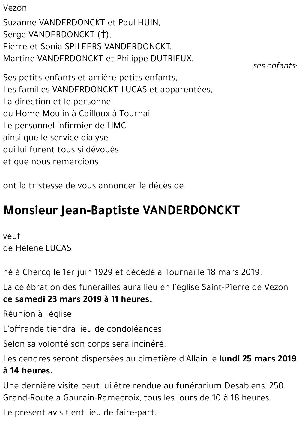 Jean-Baptiste VANDERDONCKT