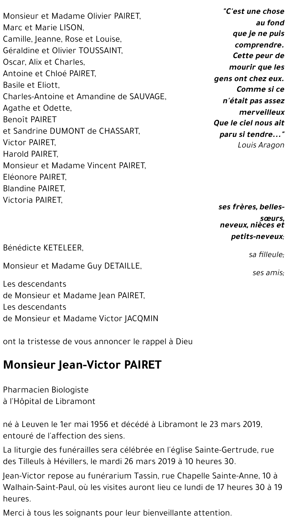 Jean-Victor PAIRET