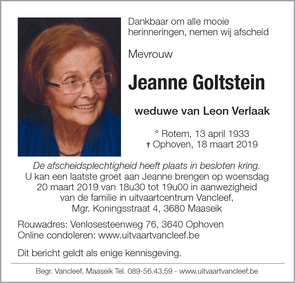 Jeanne Goltstein