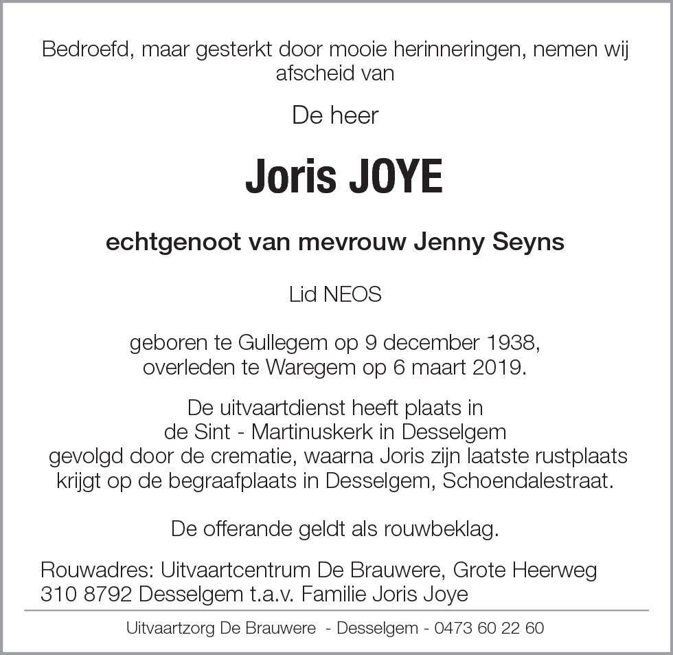 Joris Joye