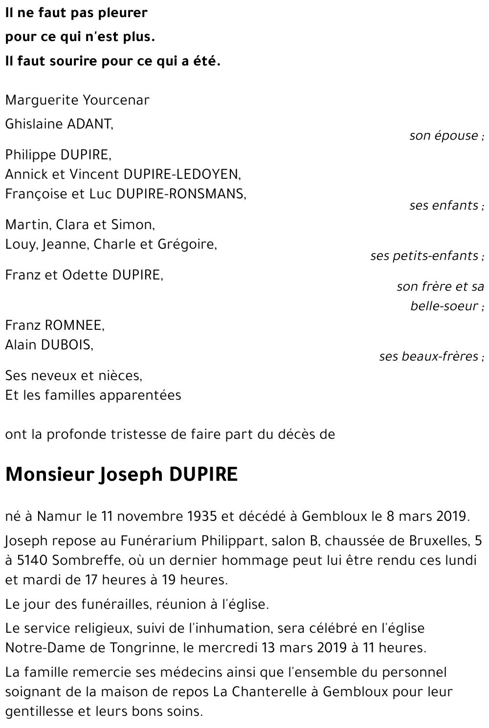 Joseph DUPIRE