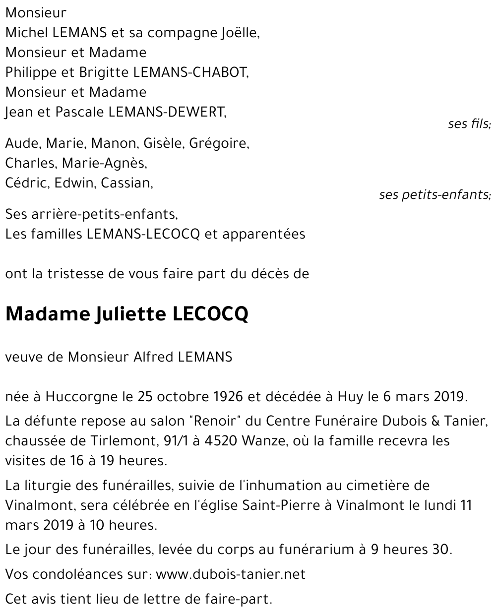 Juliette LECOCQ