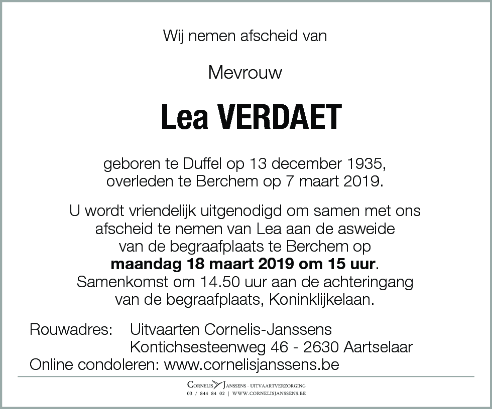 Lea Verdaet