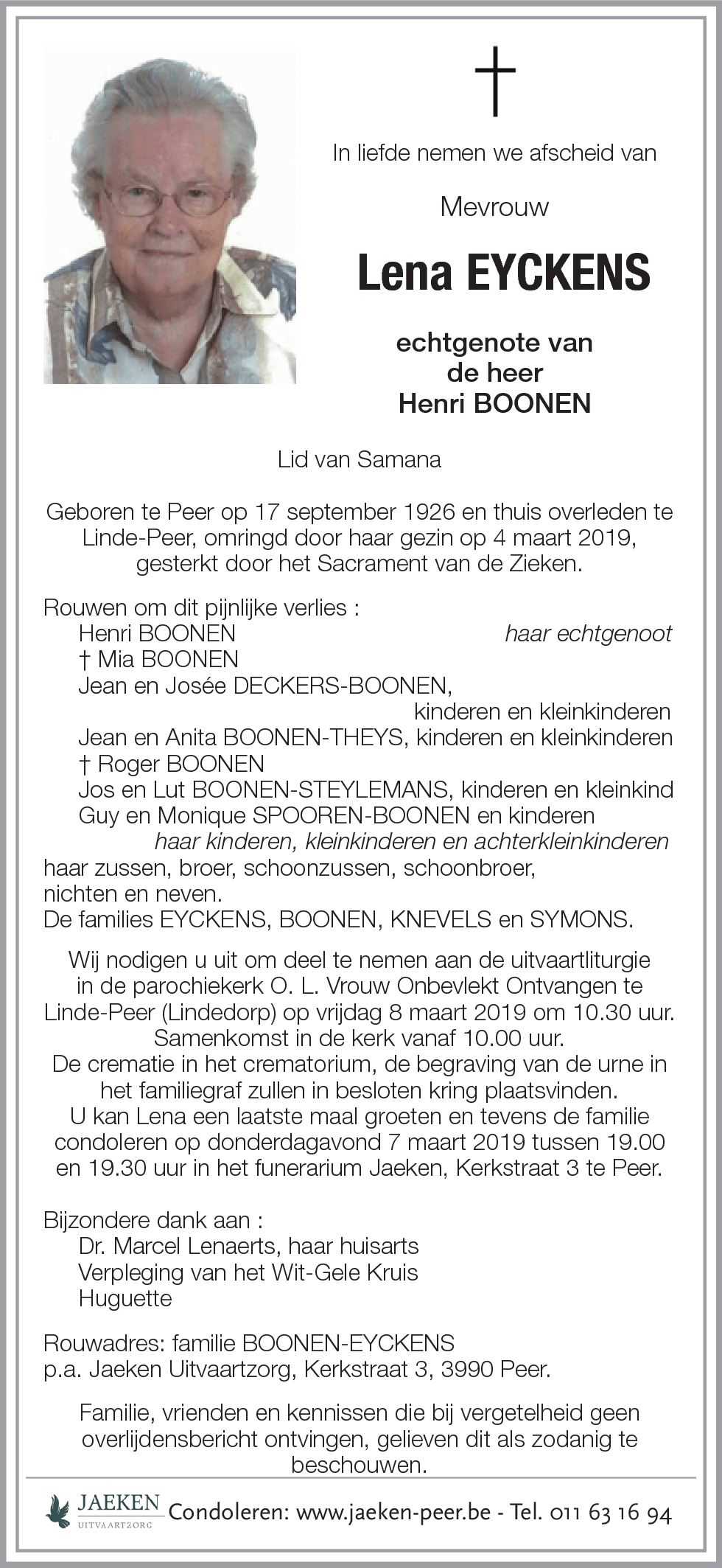 Lena EYCKENS