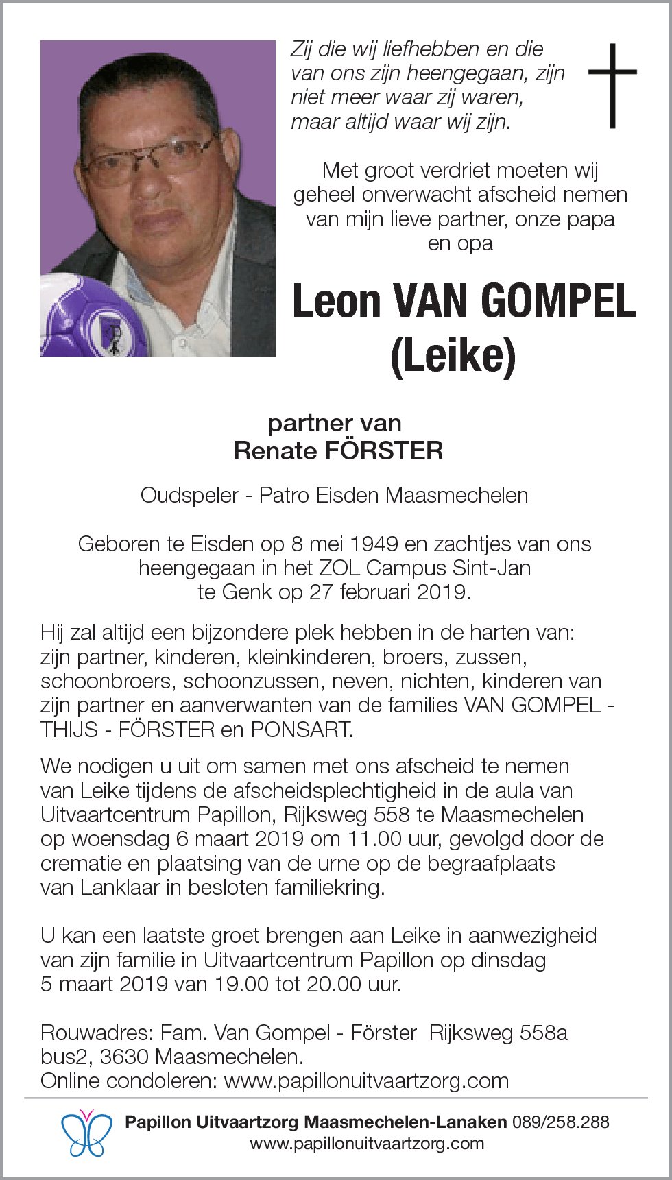 Leon Van Gompel