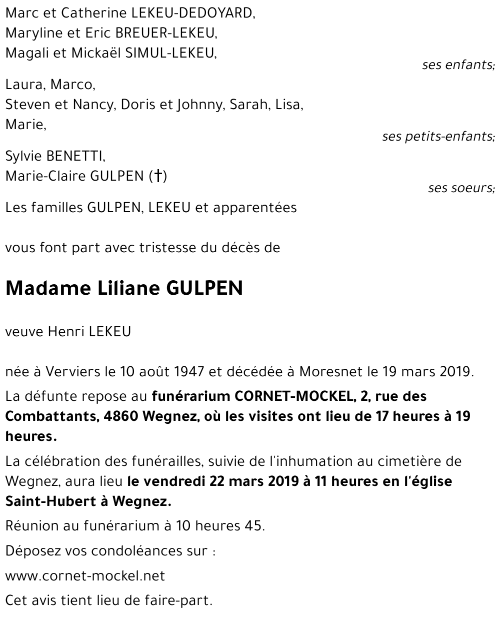 Liliane GULPEN