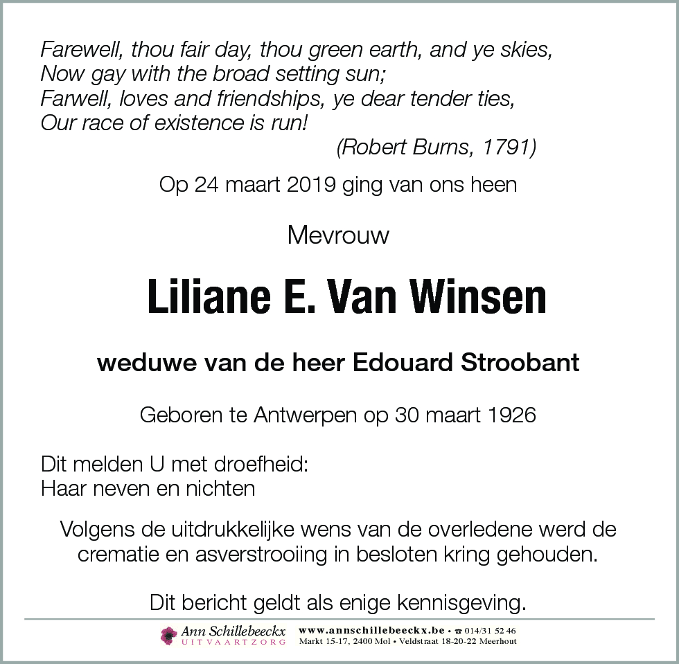 Liliane Van Winsen