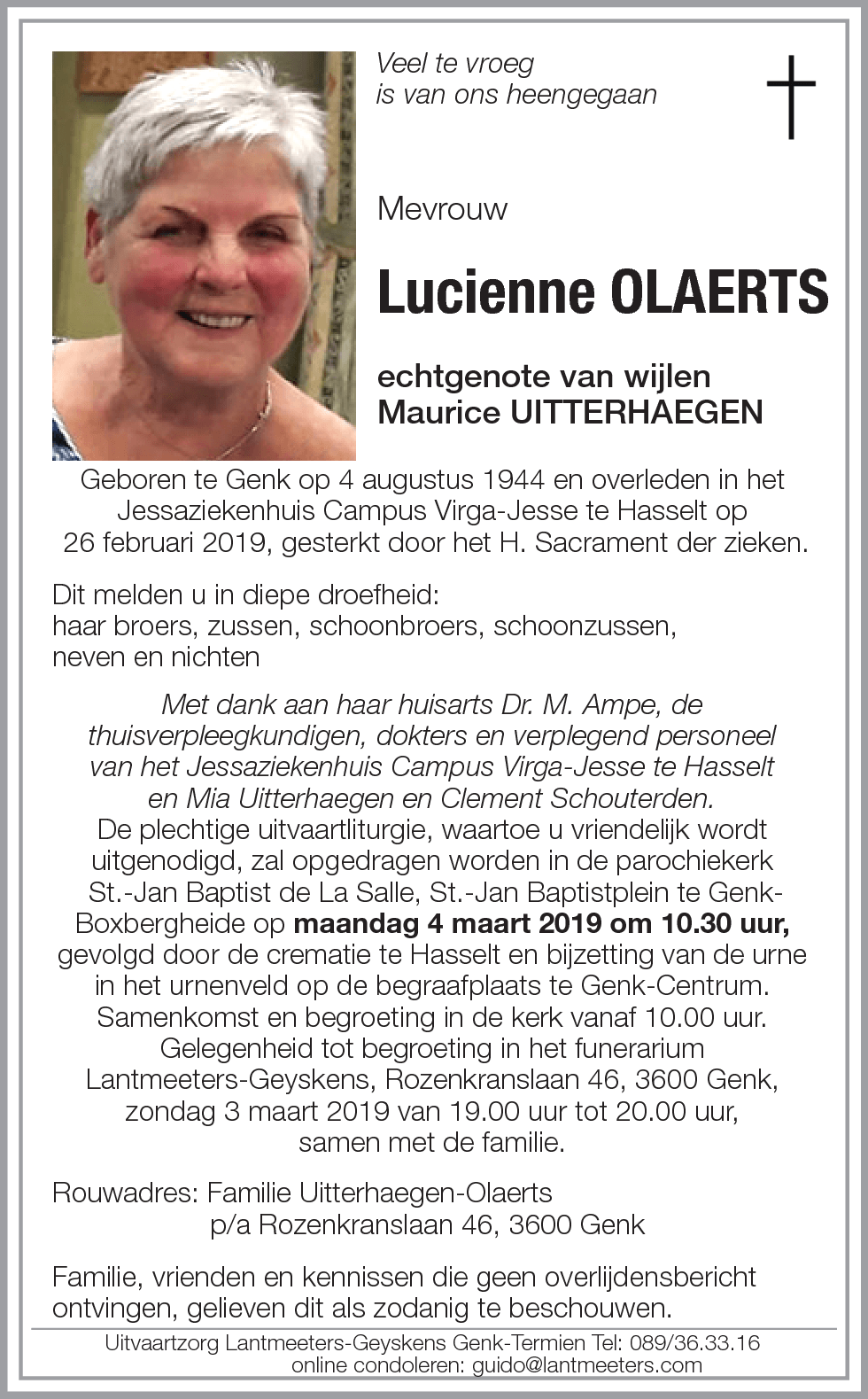 Lucienne OLAERTS