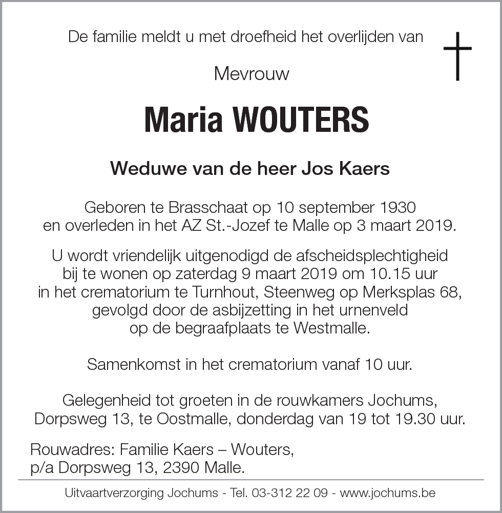 Maria Wouters