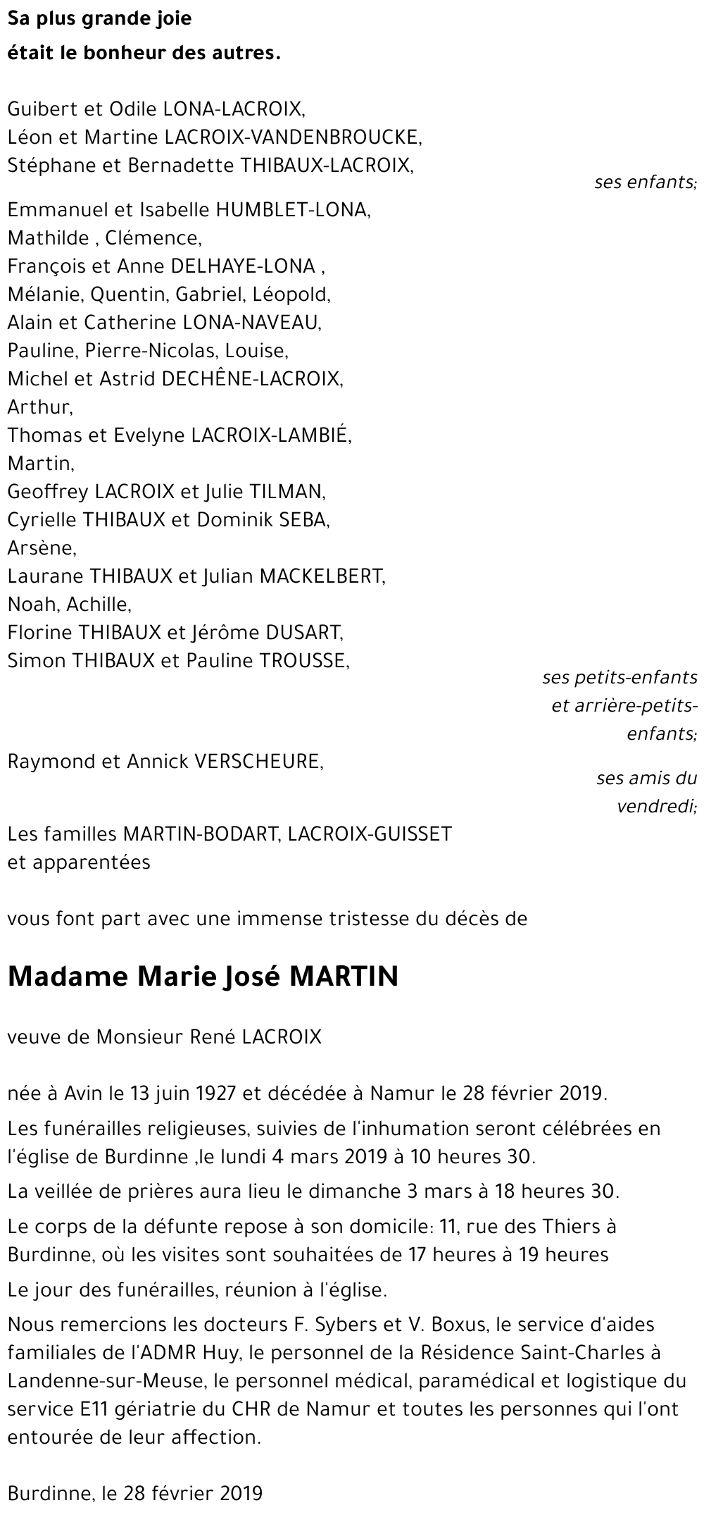 Marie-José MARTIN