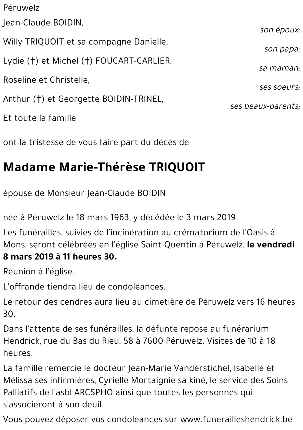 Marie-Thérèse TRIQUOIT