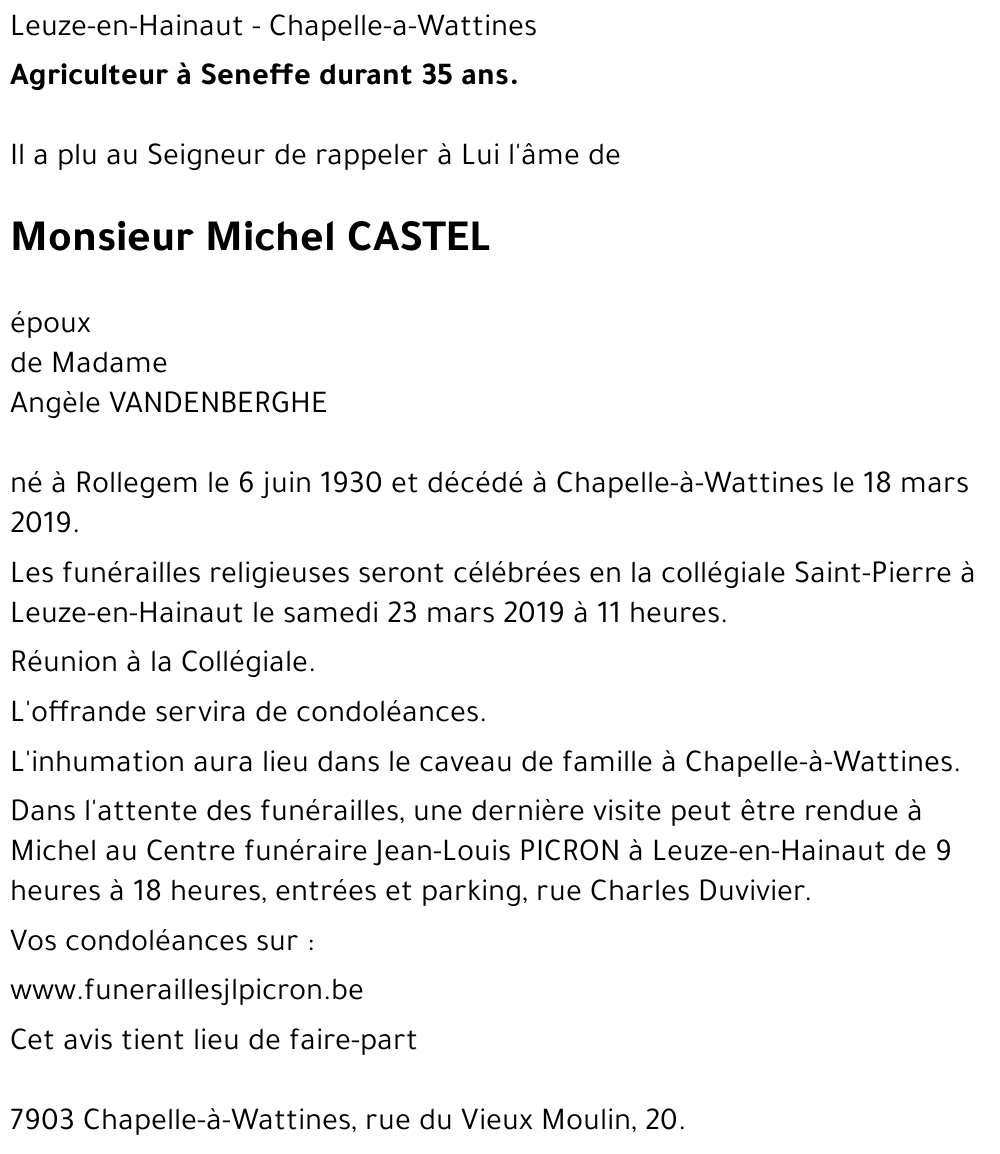 Michel CASTEL