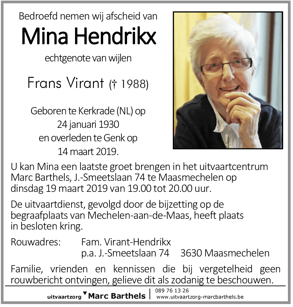 Mina Hendrikx