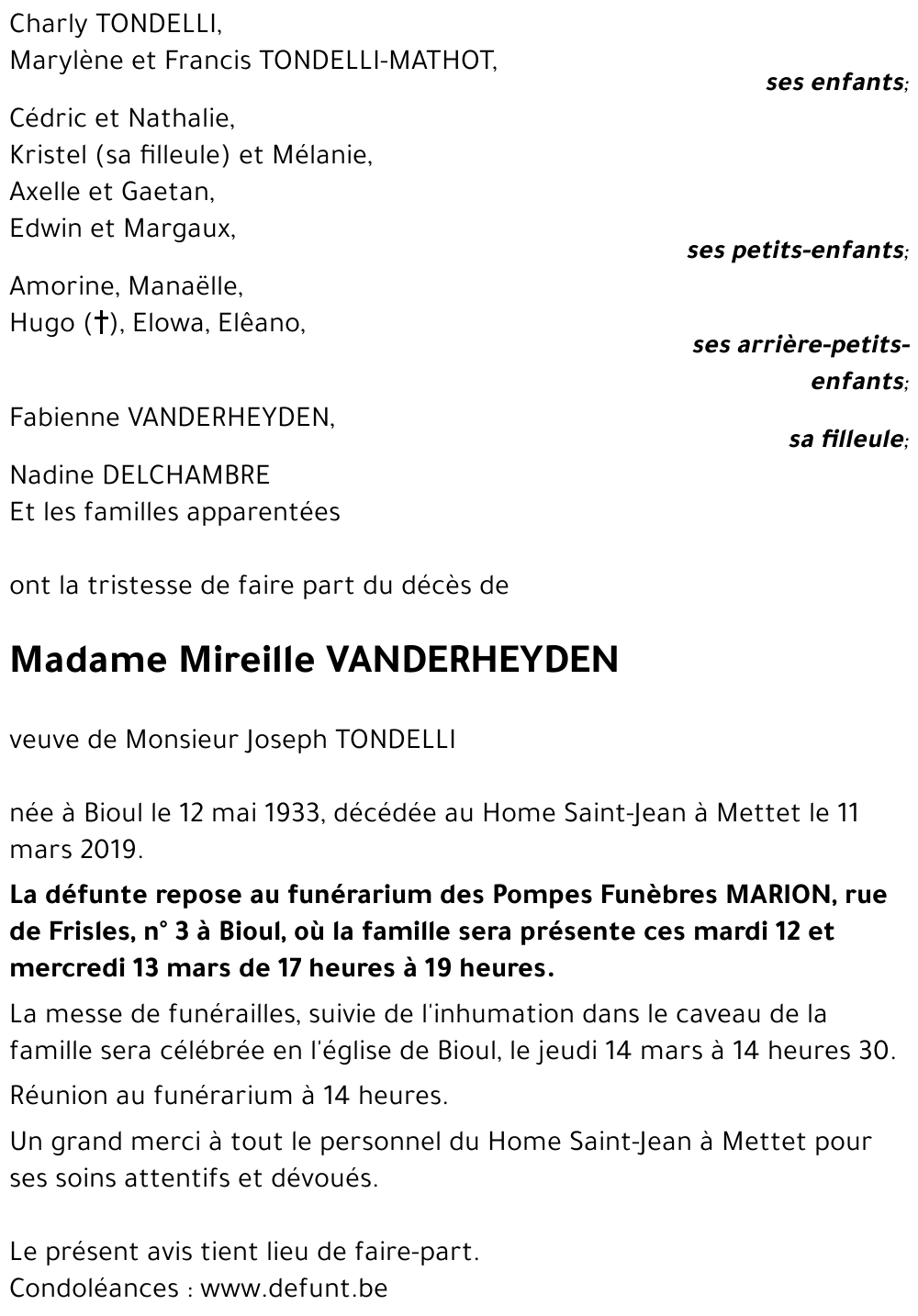 Mireille VANDERHEYDEN