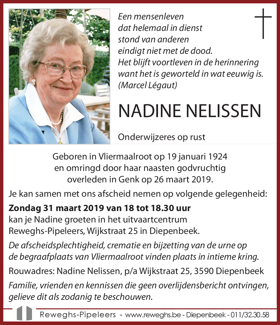 Nadine Nelissen