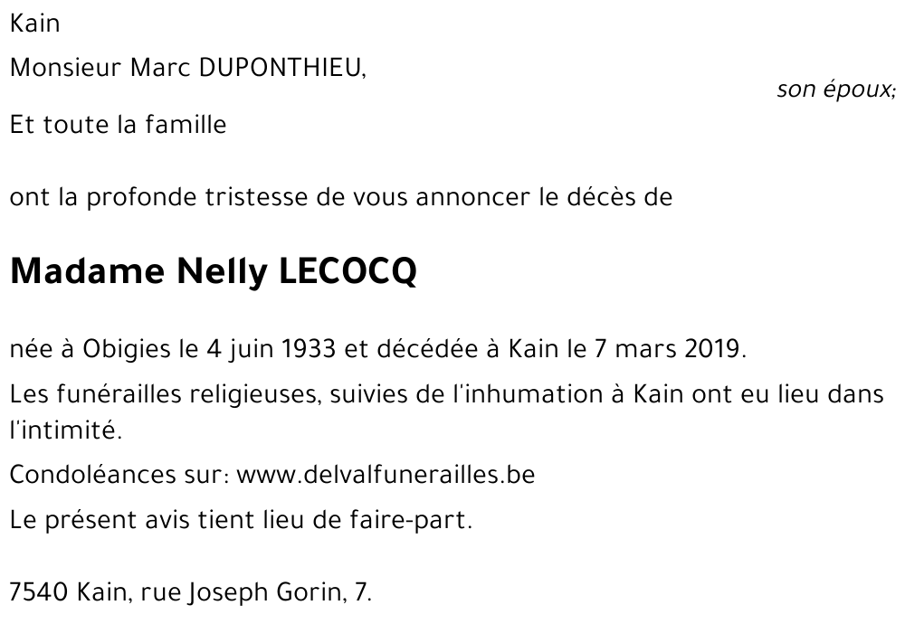 Nelly LECOCQ