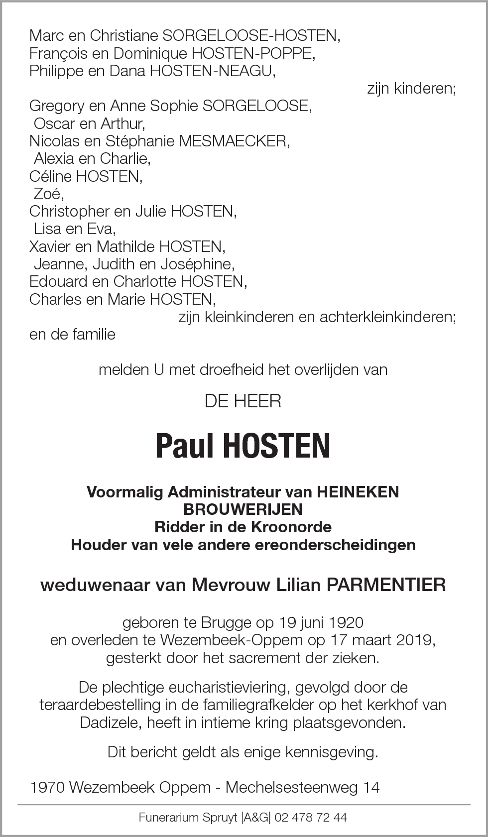 Paul HOSTEN