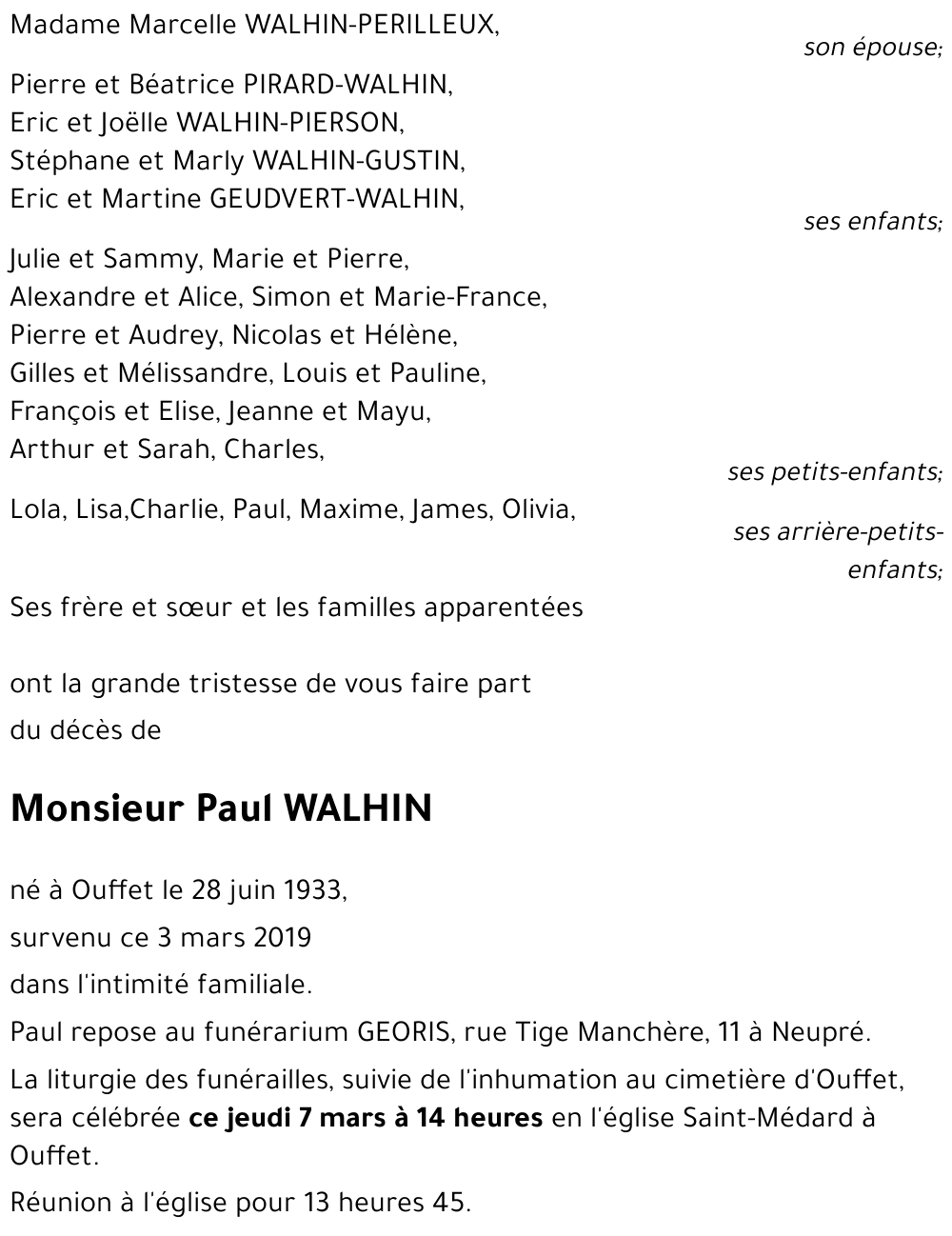 Paul WALHIN