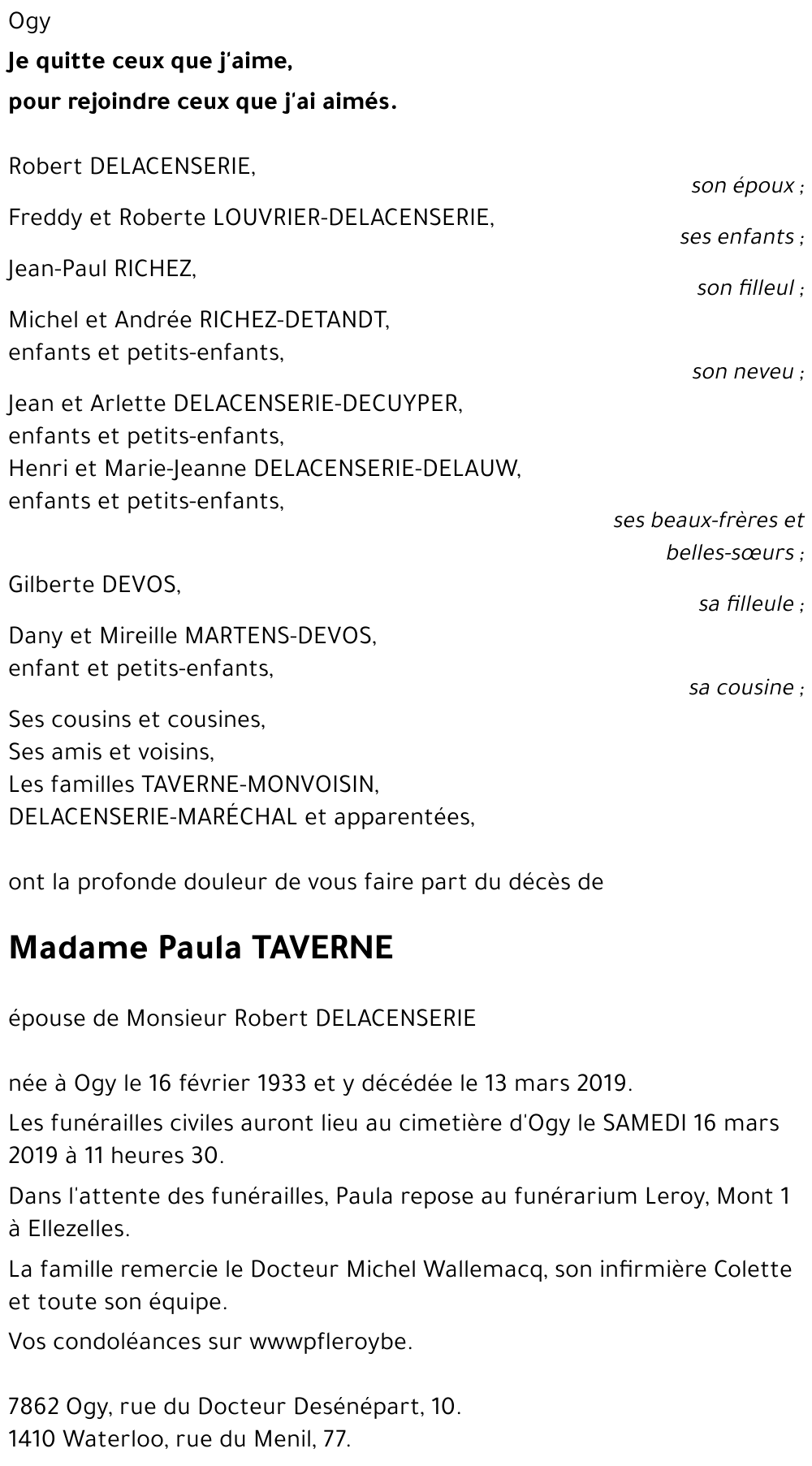 Paula Taverne