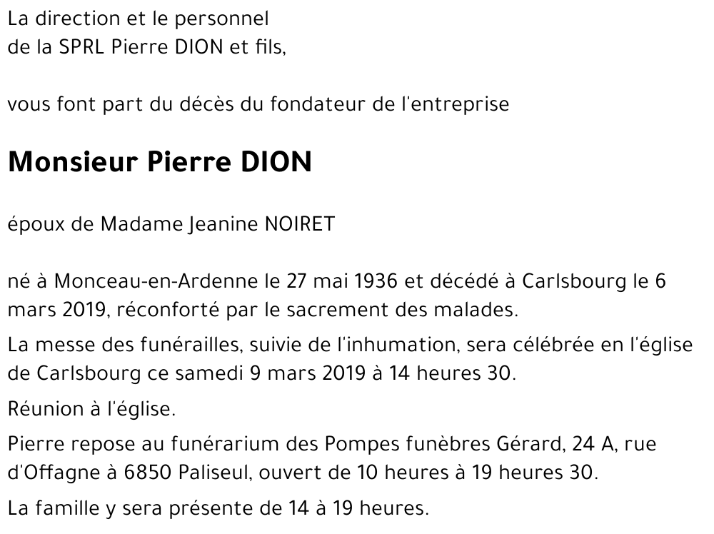 Pierre DION